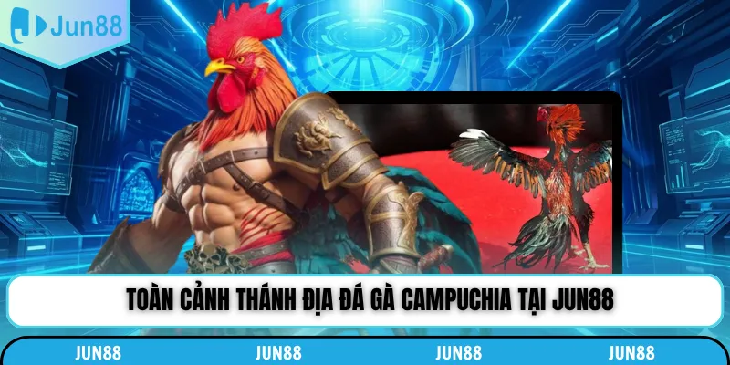 Toàn cảnh thánh địa đá gà Campuchia tại Jun88